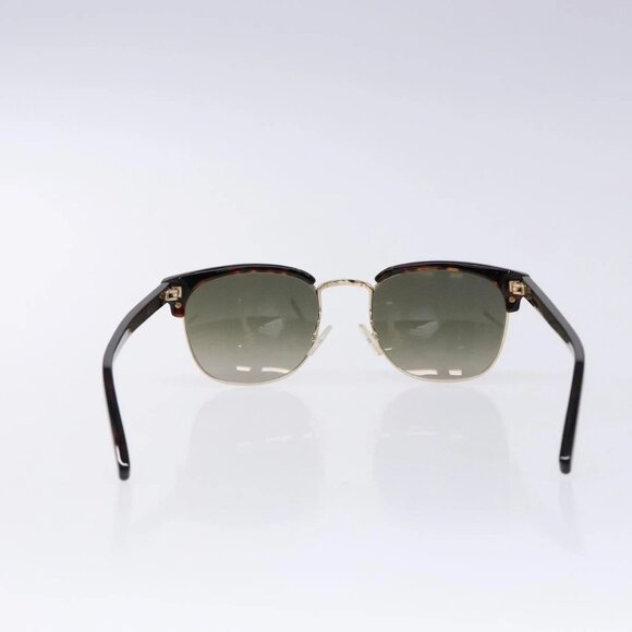 SAINT LAURENT Sunglasses Plastic Brown Auth main image 6